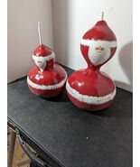 pair of hand painted santa guords - $39.60