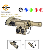 WADSN MAWL C1+ AA Battery Version Green IR Laser Red Dot Ray Metal Extended Tail - $69.15 - $300.09