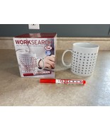 Worksearch Puzzled Office Mug by Genuine Fred Coffee Tea Cup - $7.99 CAD