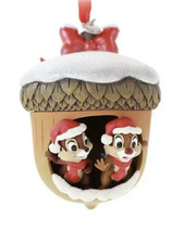 DISNEY STORE Sold Out CHIP ‘n DALE Sketchbook Acorn Christmas Ornament 2... - £35.54 GBP