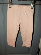 Burt’s Bees Baby Organic Cotton Pink Pants Leggings Size3/6 Months Girl&#39;s EUC - £10.92 GBP