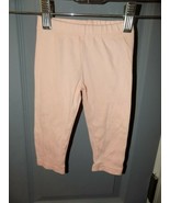 Burt’s Bees Baby Organic Cotton Pink Pants Leggings Size3/6 Months Girl&#39;... - £10.90 GBP