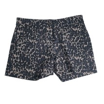 Isaac Mizrahi Shorts Women Leopard Print Designer Sz 12 Waist 36&quot; Casual... - £14.92 GBP