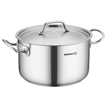 Korkmaz Gastro Proline 2.7 Liter Stainless Steel Casserole with Lid in Silver - £72.77 GBP