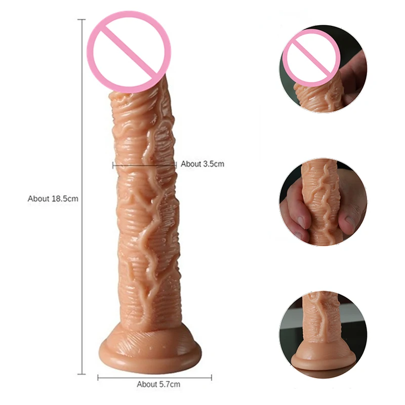 4 Sizes Simulation B Big B B Female Bl B B B With Suction Cup B Bs For Women - £18.78 GBP