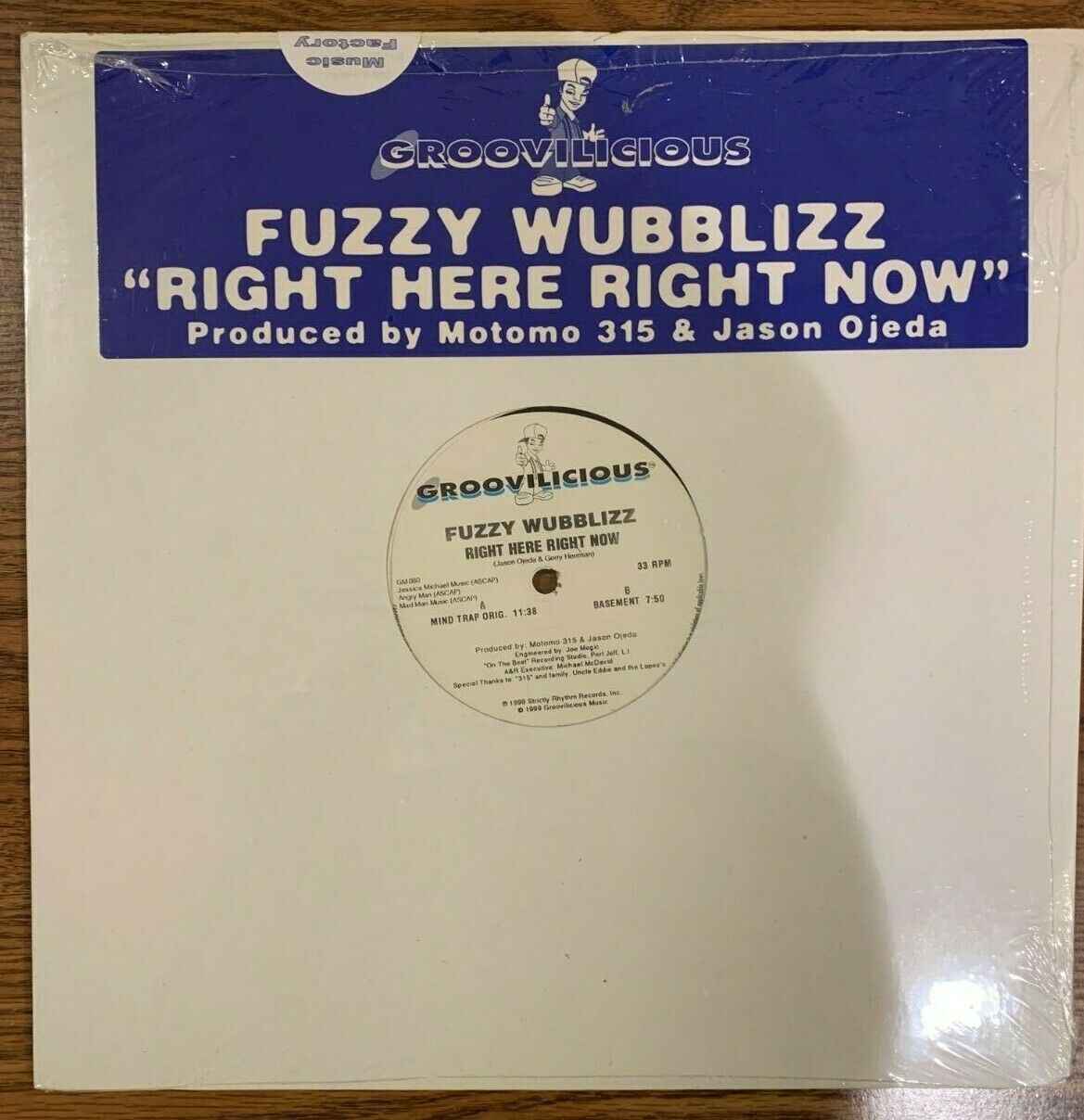 Primary image for Fuzzy Wubblizz Right Here Right Now Vinyl LP Remixes Mind Trap & Jason OJeda