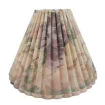 CROSCILL Chambord Rose Floral Amethyst Rippled Empire Lamp Shade - £54.67 GBP