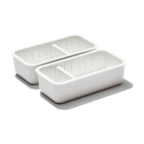 OXO Good Grips Adjustable Drawer Bin Set - 2pcs - $39.83