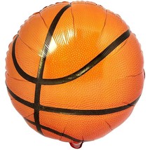 Basketball Foil Mylar Balloon Birthday Party Supplies 18 Inch New - £2.72 GBP