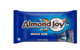 ALMOND JOY Candy Bar Coconut and Almond Chocolate 11.3 oz - £14.51 GBP