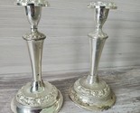 Ianthe England C31 EPNS Silver Plated Candlestick Antique Ornate Decorat... - £26.72 GBP