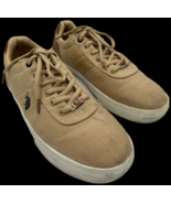 u.s. polo assn. men&#39;s helm in ct canvas khaki brown size 8 - EUC - $48.10 CAD