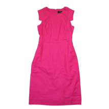 NWT J.Crew Resume Sheath in Soft Fuchsia Pink Stretch Linen Dress 4 $168 - £78.85 GBP