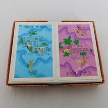 Virgin Islands Travel Playing Cards Vintage Dual Decks Piatnik Made in Austria - £9.30 GBP