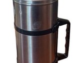 Uno Vac 2 Quart Thermos Unbreakable Stainless Steel Vacuum Bottle 14&quot; 30... - $24.70