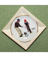 VINTAGE NORMAN ROCKWELL MINI PLATE COLLECTION BIG DECISION 1984 SPRING 5... - £8.63 GBP