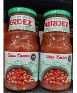 2X Herdez House Salsa ( Salsa Casera ) 2 Glass Bottles Of 453g EA -Free Shipping - $24.74