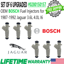 Upgraded Oem Bosch x6 4hole I Vgen 19LBFuel Injectors For 87-92 Jaguar 3.6L 4.0L - £97.60 GBP