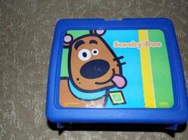 Scooby Doo By Thermos Blue Plastic Lunchbox EUC - £12.46 GBP