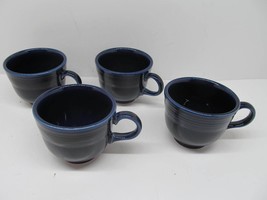 Fiesta Cobalt Blue small coffee tea cups bundle of 4 - £15.84 GBP