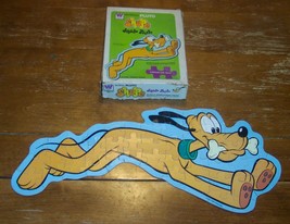 Vintage Whitman Walt Disney Pluto Dog Shaped Floor Puzzle 48 Giant Pieces - £14.64 GBP