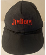 VINTAGE JIM BEAM WHISKEY TRUCKER HAT CAP Nylon SNAP BACK GREAT CONDITION... - £10.24 GBP