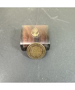 MCRD Miramar 1992 Military Recovery Coin with Serenity Prayer &amp; Wood Box - $64.95 CAD