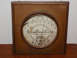 Vintage Stein Hall &amp; Co. Inc. Thermometer Furnace Door - $64.35