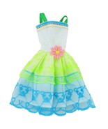 1/6 Doll Dress For Barbie Doll Lace Gown Flower Top Skirt Party Outfit C... - £12.43 GBP
