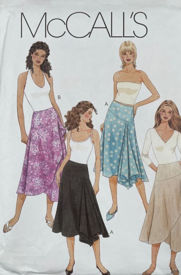 McCalls Sewing Pattern 4386 Skirt Misses Size 12-18 - $8.96