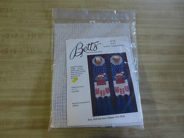 Betts HO HO HO DOORKNOB HANGERS Needlepoint SEALED Kit #572 - Set of 2 - £7.65 GBP