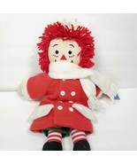 Dakin Raggedy Ann Xmas Rag Doll 85th Anniversary 15&quot; Red White Plush Stu... - £23.26 GBP