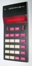 Riz Descom 86 M vintage LED calculator #6 WORKING - $63.00