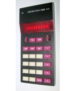 Riz Descom 86 M vintage LED calculator #6 WORKING - $86.43 CAD