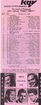KQV Audio 14 Pittsburgh VINTAGE October 5 1965 Music Survey Beatles Yest... - £23.35 GBP