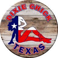 Dixie Chicks Texas Novelty Metal Mini Circle Magnet CM-665 - $12.95