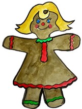 Gingerbread Girl Christmas High Quality Decal Car Truck Laptop Wall Wind... - $9.69 CAD+