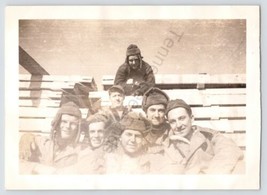 1944 Black And White Photo Of The Army 6th Repair Unloading In Ladd Field Alaska - £11.49 GBP