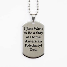 I Just Want to Be a Stay at Home American. American Polydactyl Cat Silve... - $19.55