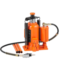 20 Ton Air Hydraulic Bottle Jack 10.4-19.7&quot; Lift Range, Manual Handle &amp; Air Pump - £95.89 GBP