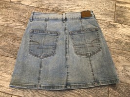 American Eagle Jean Skirt size 2R 2 Regular Denim Mini Hi-Rise A-Line Y2... - $384.12 MXN