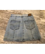 American Eagle Jean Skirt size 2R 2 Regular Denim Mini Hi-Rise A-Line Y2... - $384.12 MXN