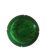 Monumental Mid-Century Modern Emerald Green Blenko Glass Ashtray - $198.00