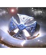 HAUNTED RING GOLDEN TEMPLAR ILLUMINATI EXTREME MAGICK MYSTICAL TREASURE ... - $8,450.43 MXN