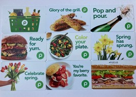 9 Publix Grocery Store Collectible New Gift Card Cards Lot Set - £6.27 GBP