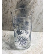 Old Fashion Snowflakes 16.3 oz Glass: 6”. Christmas/Seasonal/Holiday - £12.49 GBP
