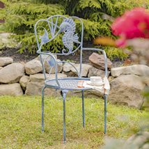 Lesera Ltd. Coastal Blue Metal Furniture Collection (Pack of 2 Armchairs, Fish a - £174.44 GBP+