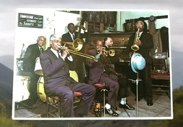 New Orleans Jazz Band, Bourbon Street New Orleans LA Vintage Postcard PC - £2.29 GBP