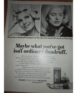 Tegrin Medicated Shampoo Print Magazine Ad 1969 - £3.13 GBP