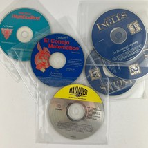 Spanish Windows PC CD-ROM Software (Ingles, Education, Games) Lot #1 - £15.86 GBP